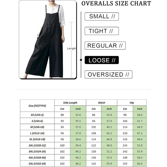 Women Black Casual Loose Long Bib Pants Wide Leg Jumpsuits - Picture 5 of 15